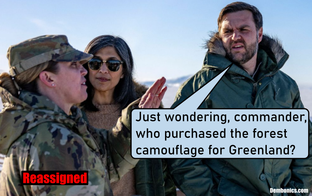 JD Vance Greeland Camo