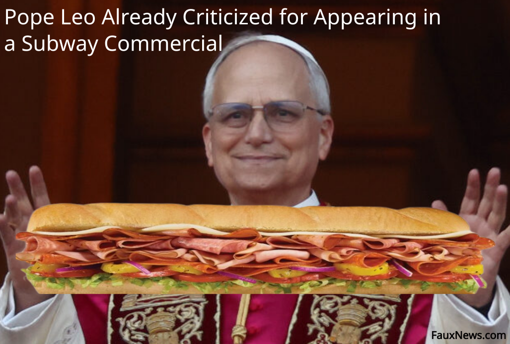 Pope Leo Subway SuperBowlCommercial